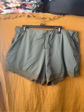 Avia Olive Gray Athletic Shorts